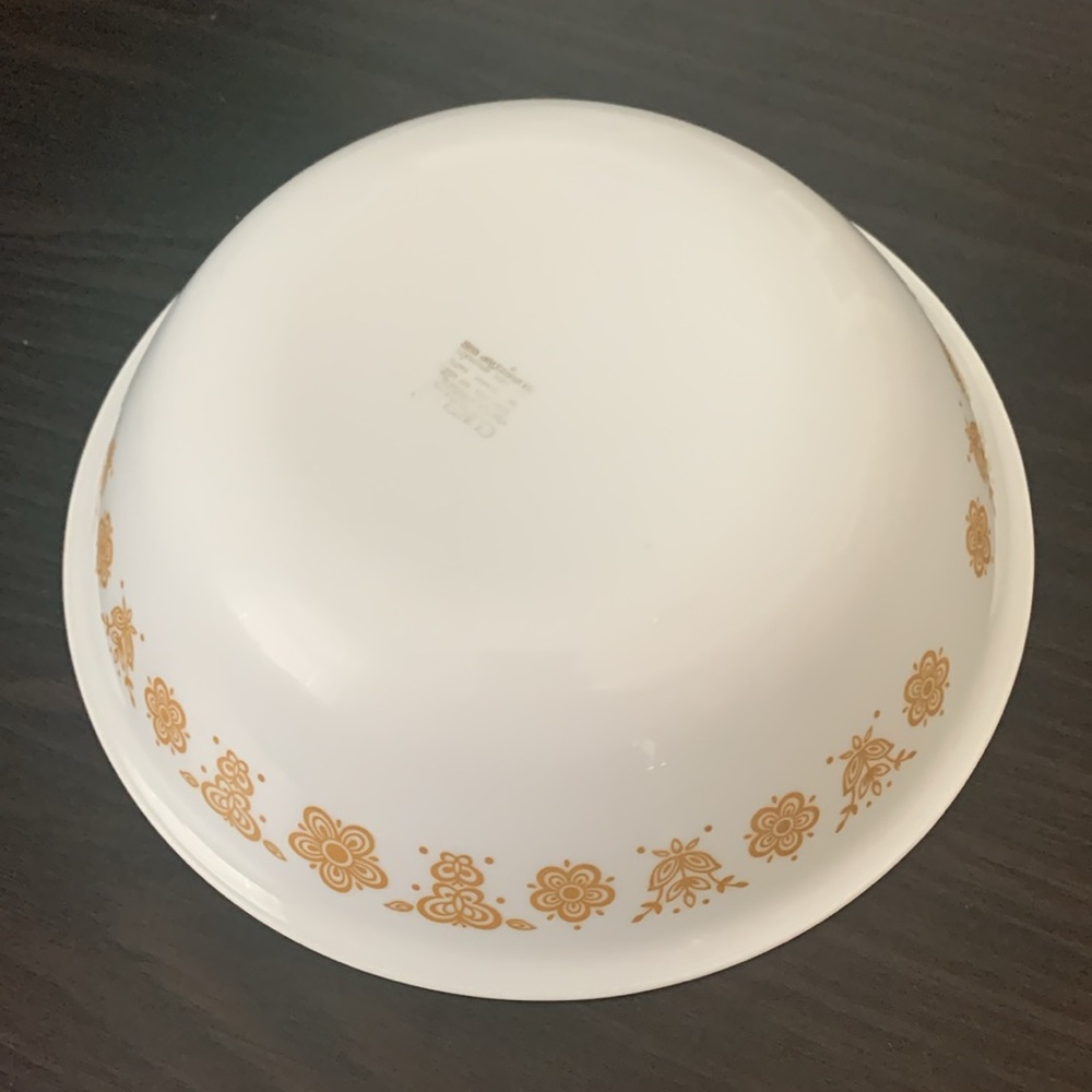 Corelle Butterfly Gold Serving Bowl - Picture 2 of 5
